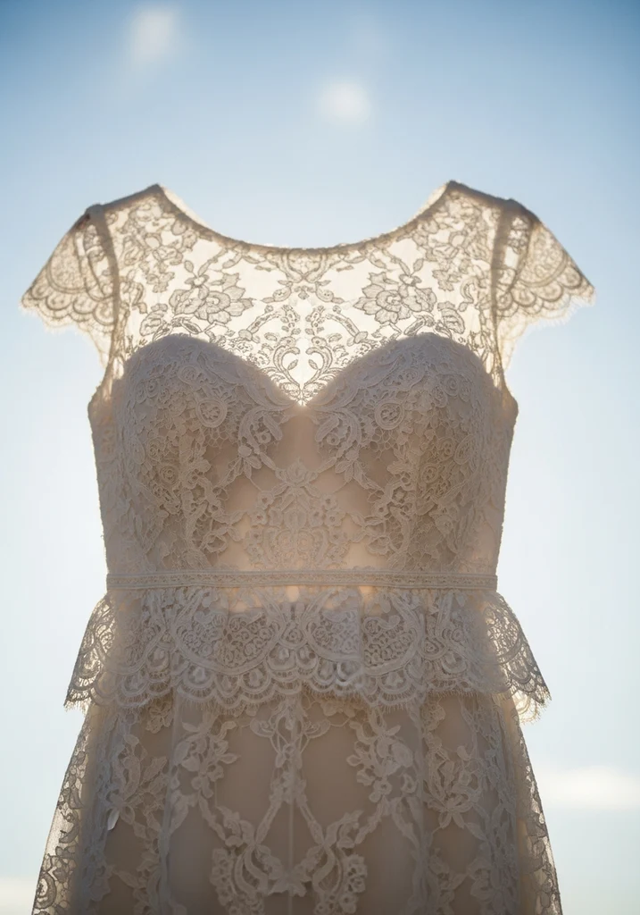29 Drop Waist Summer Wedding Guest Dresses 4 Lace mini dress with drop waist