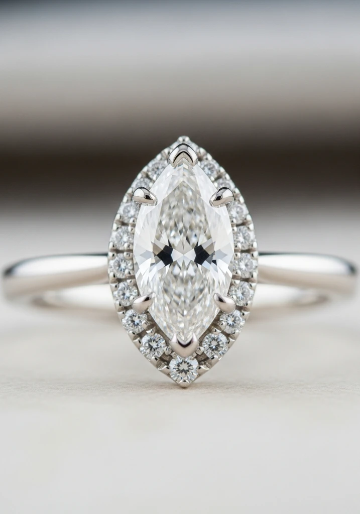 27 Captivating Marquise Engagement Ring Ideas 10 marquise-with-hidden-halo