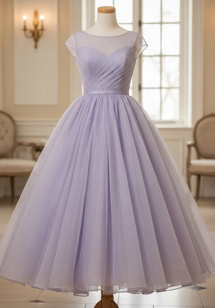 29 Drop Waist Summer Wedding Guest Dresses 5 Organza tea length drop waist dress