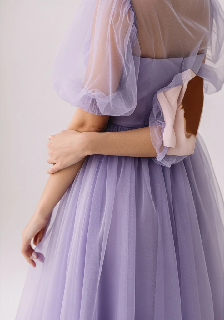 27 Summer Wedding Guest Dress Ideas for Every Venue 11 Lavender organza midi dress