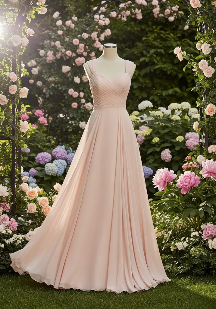 17 Destination Wedding Guest Dresses for Every Venue 17 Peach sweetheart A line dress