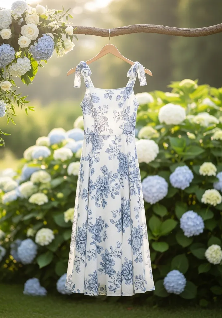 25 Midi Summer Wedding Guest Dresses for Every Style 22 Tie-shoulder floral midi sundress