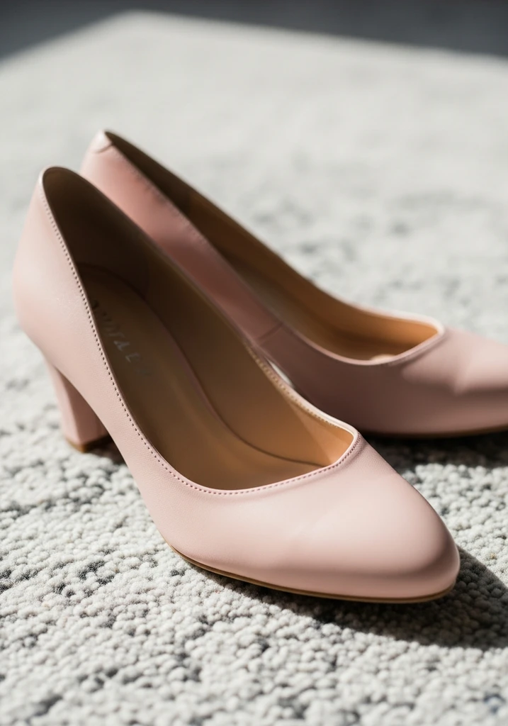 Top Block Heel Wedding Shoes for Comfort and Style 11 Comfortable kitten block heel pumps in blush, perfect for all day wear.