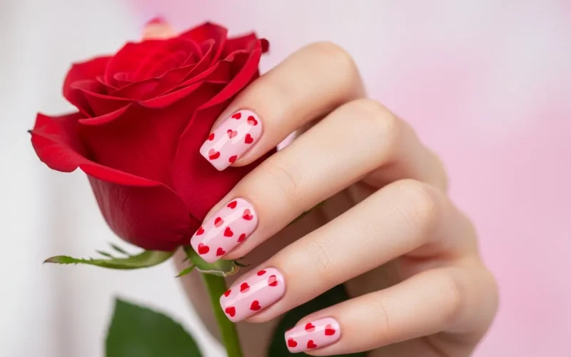 Top 21 Valentines Nails Coquette: Embrace Romantic Charm