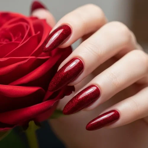 Top 19 Valentines Nails Velvet: Luxurious & Romantic Nail Art Ideas